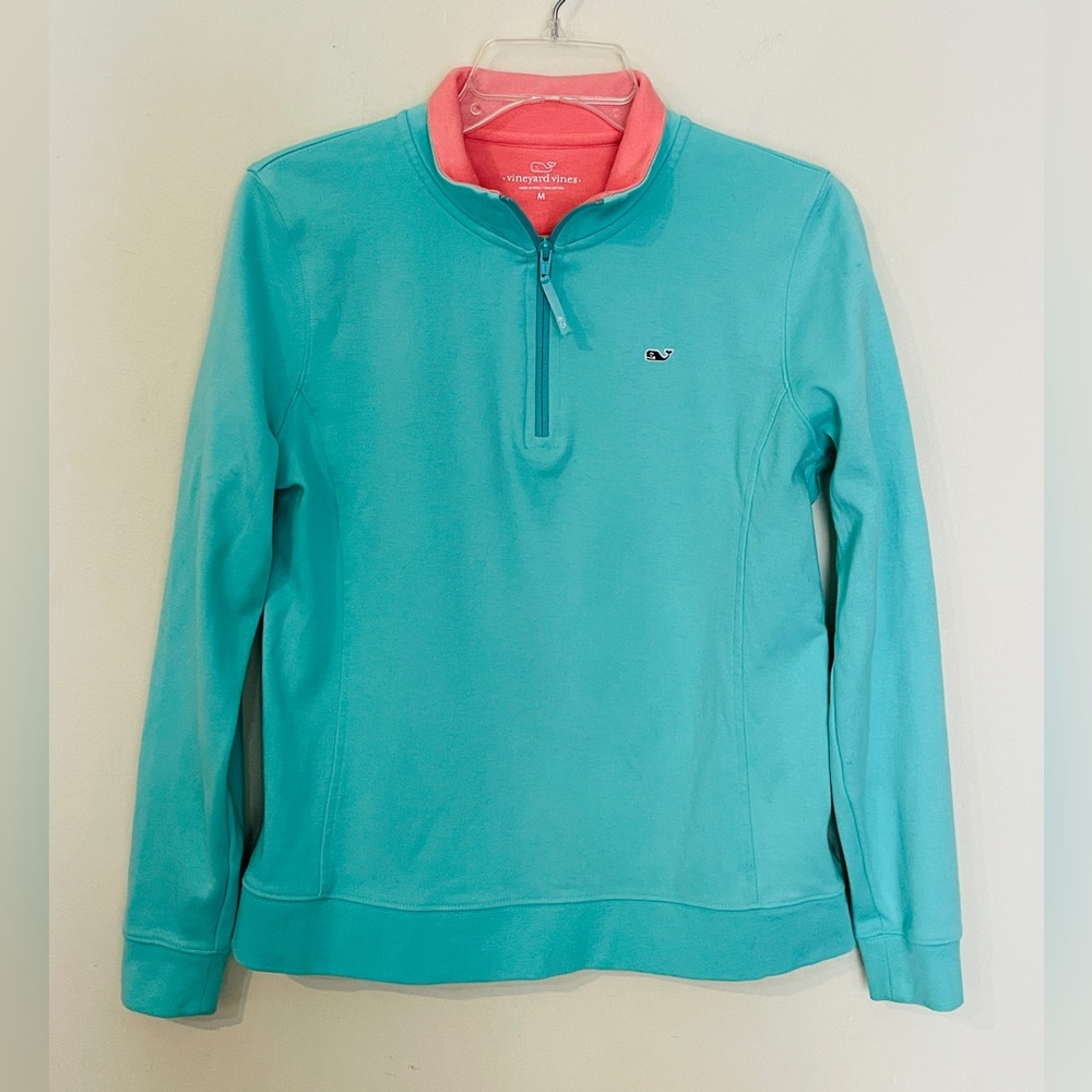Vineyard Vines Pullover Sweatshirt Sweater Turquoise